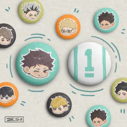 Haikyuu Pins Set