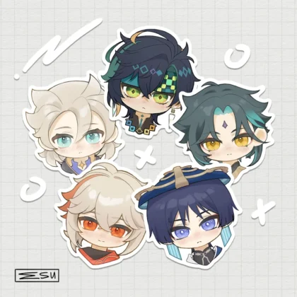 Genshin Impact Vinyl Stickers
